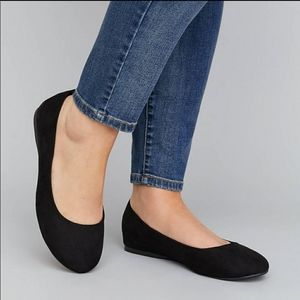 Lane Bryant Faux Suede Ballet flat 9 Wide